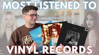 My TOP 10 Most Spun Vinyl Records! | Chappell Roan, Taylor Swift, Renee Rapp, & More!