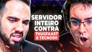 O SERVIDOR INTEIRO CONTRA THUGFAAST E TECNOSH - PUBG