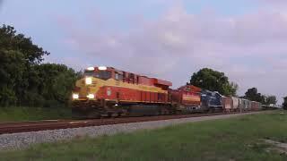 FEC Freight Train 208 With EMD On LNG Set At Boynton Beach 6-21-24