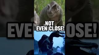 Why T-Rex VS Spinosaurus ISN’T EVEN CLOSE! #dinosaur #dinosaurs #vs #battle #trex #jurassicpark #mcu