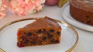 Super Moist Fruit Cake - Easy and No Alcohol