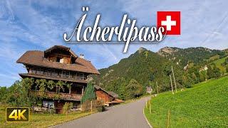 Scenic Drive across the Ächerlipass in Central Switzerland | Driving from Sarnen to Dallenwil