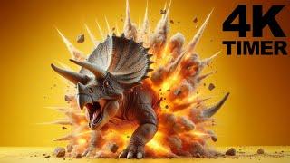  Dino Explosion  1 Minute Timer Bomb   3D Countdown