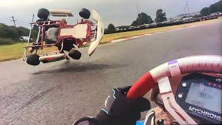 Epic onboard- Kart rolls at Whilton Mill 20/07/2022