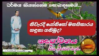 හරි දේ හමු වෙනකොට වැරදි දේ අතහැරෙනවා අහන්න තමන්ගේ මතය බිමින් තියලා#Thapowanaya සිත නිවෙන තැන 