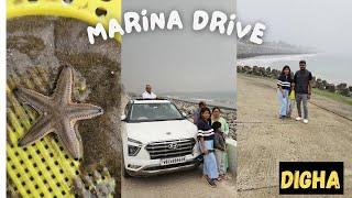 Marina Drive Digha |Star ⭐️ Fish Spotted At Mandarmani Beach|Lunch At Sher E Punjab Kolagaht|EP-03