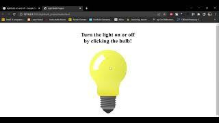 Simple Light Bulb | JavaScript Project #1