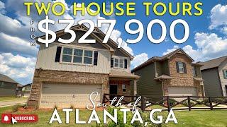 INSIDE TWO BRAND NEW 4 BEDROOM HOMES FOR SALE NEAR ATLANTA, GA | FROM LOW $300,000'S | MUST SEE!!!