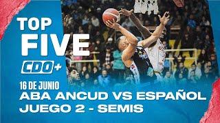 TOP 5: Español de Osorno vs ABA Ancud - Juego 2 semis - Liga JugaBet by Cecinas Llanquihue