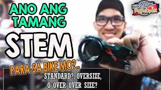 SUKAT AT URI NG STEM / ANONG STEM ANG DAPAT PARA SA BIKE MO?  #bikestem #idealbikestem