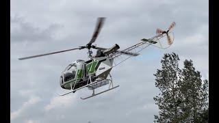 Two Vario Helicopters - Lama 315b 1:4 scale. Large scale RC Helicopters with Jakadofsky pro 5000