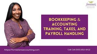 Bookkeeping & Accounting Training By Forrester's Accounting Service