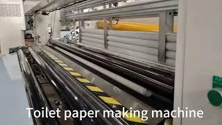 Línea de producción automática de máquinas para fabricar pañuelos en rollo maxi de papel higiénico