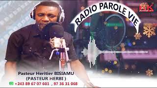 EXHORTATION  RADIO PAROLE VIE LE 15 11 2024 AVEC PASTEUR HERBI