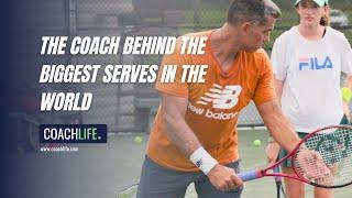 The junior coach to Fritz, Tiafoe, Paul and Opelka Teaches the Serve