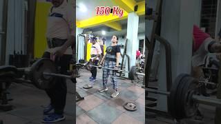 Never Underestimate the power of a Girl  #deepaaakash #shorts #gym #gymmotivation #fitness#deadlift