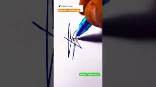 Khushi #signature #viral #calligrahy #shorts