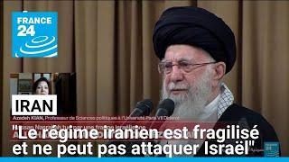 Azadeh Kian : "Le régime iranien est fragilisé et ne peut pas attaquer Israël" • FRANCE 24