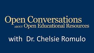 Open Conversations with Dr. Chelsie Romulo