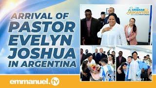 ARRIVAL OF PASTOR EVELYN JOSHUA IN ARGENTINA. #ArgentinaCrusadewithPastorEvelynJoshua #EmmanuelTV