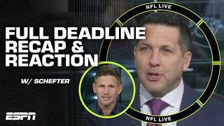 Full NFL trade deadline recap & reaction with Adam Schefter | NFL Live