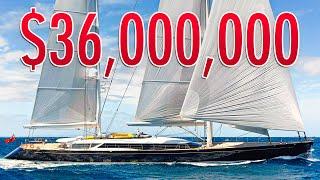 Inside a $36,000,000 Luxury Sailing Yacht