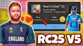 How To Download Real Cricket 25 V5‼️ Full Process | RC25 Big Mega Update | RC25