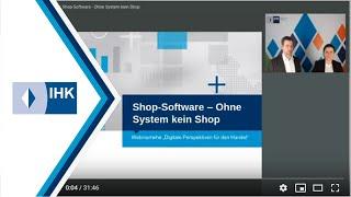 Webinar e-commerce // Shop-Software - Ohne System kein Shop