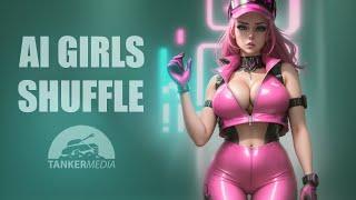 AI Girls Shuffle Dance  Stable Diffusion Deforum 4K Animation