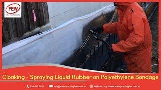 How to Waterproof Basement & Retaining Walls - Spray On Liquid Rubber Membrane - Melbourne