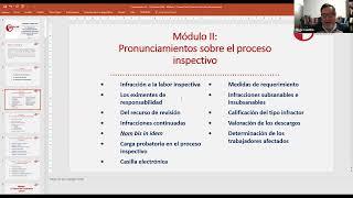 IV CONGRESO DE DERECHO LABORAL - Módulo II: pronunciamientos sobre el sistema inspector