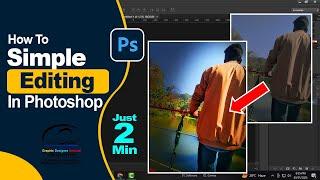 How to Simple photo edit in photoshop Step2 2025 #graphicdesign #nmdulal #designer  #photoshop