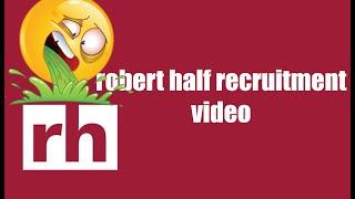 Robert Half Recruitment Video