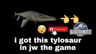 first time i got a tylosaur in Jurassic world the game gw devansh please subscribe