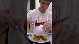 My Brazilian boyfriend tried Pork Sinigang for the first time/ Watch his cute reaction at the end