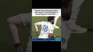 "Mukesh Kumar Wearing Virat Kohli's Iconic No.18 Jersey? Total Disrespect by BCCI" #kohli #captaincy