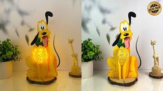 How To Make Paper Cut Lantern Pluto