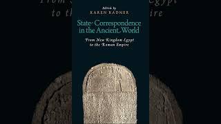 State Correspondence in the Ancient World #history #mesopotamia #cuneiform #books  #sumerian