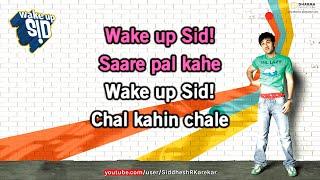 Wake Up Sid (Club Mix) | KARAOKE | Wake Up Sid