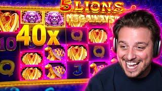 THESE MAX MULTIPLIER HITS ON 5 LIONS MEGAWAYS PAYS HUGE!