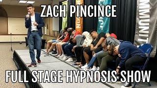 Hypnotist Zach Pincince FULL Stage Hypnosis Show | Entire UNCUT College Hypnosis Performance