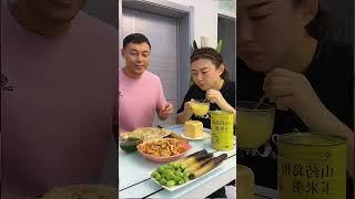 Funny Husband and Wife Yummy Food Eating Challenge 