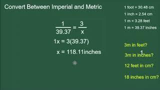 Convert Between Imperial and Metric 4 Examples