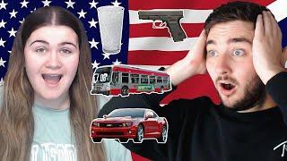 5 USA Culture Shocks WE Experienced in America! Brits in America!