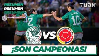 RESUMEN | México vs Colombia | Womens Revelations Cup 2023 | TUDN