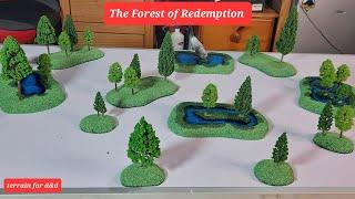 Building terrain for D&D - The Forest of Redemption