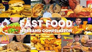 *1 HOUR* FAST FOOD MUKBANG *ASMR* COMPILATION | CHIPOTLE, TACO BELL, WINGSTOP, IN-N-OUT & MORE