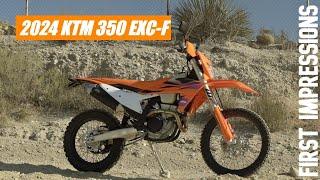 First Ride on the 2024 KTM 350 EXC-F Dual Sport