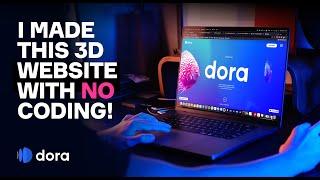 How to make a 3D website with no coding | Dora tutorial