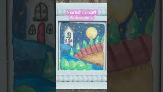 Folkart Watercolor Landscapes